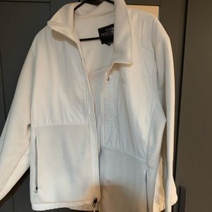 White North Face Denali Jacket 3x